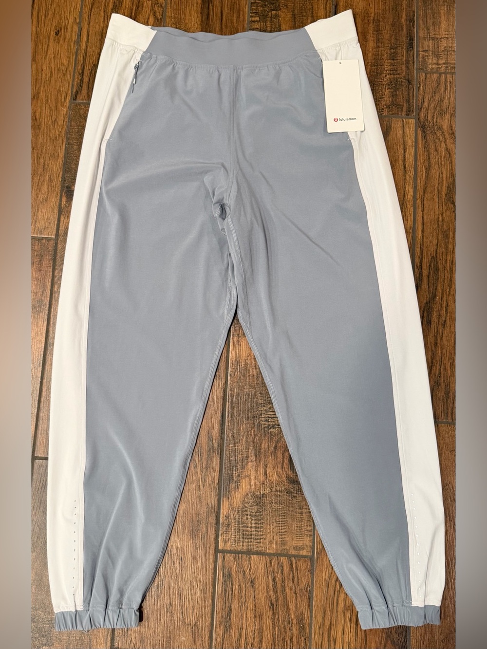 **Lululemon** Adapted State High-Rise Jogger Colorblock Rhino Grey & Light Vapor